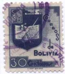 Stamps Bolivia -  Fuana boliviana