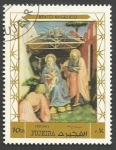 Stamps United Arab Emirates -  Christmas paintings - Fujeira