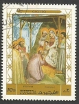 Stamps : Asia : United_Arab_Emirates :  Christmas paintings - Fujeira