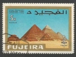 Stamps United Arab Emirates -  FUJEIRA - Intl. Stamp Exhibition, Cairo: 100 years of Egyptian stamps