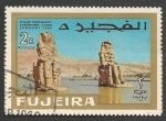 Stamps United Arab Emirates -  FUJEIRA - Intl. Stamp Exhibition, Cairo: 100 years of Egyptian stamps
