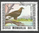 Stamps Mongolia -  Protected birds