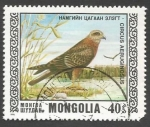 Sellos de Asia - Mongolia -  Protected birds