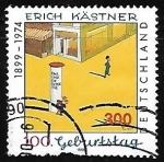 Stamps Germany -  Birth Centenary of Erich Kastner