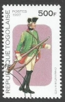 Stamps : Africa : Togo :  Foot soldier