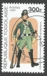 Stamps : Africa : Togo :  Volunteer Batallion foot soldier