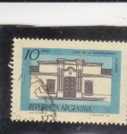 Stamps Argentina -  casa de la independencia-Tucuman