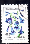 Sellos de America - Argentina -  flores- JARANDA-TARCO