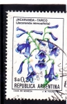 Sellos de America - Argentina -  flores- JARANDA-TARCO