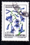 Stamps Argentina -  flores- JARANDA-TARCO