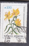 Stamps Argentina -  flores- AMANCAY