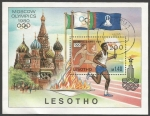Stamps Lesotho -  Olympic Games - Moscow, USSR (1980)