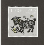 Stamps Estonia -  Nuevo año chino:Oveja
