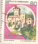 Stamps Italy -  Italia 80L - Castello di Sabbionara - Avio