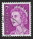 Stamps Australia -  Queen Elizabeth II 