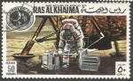Stamps : Asia : United_Arab_Emirates :  Safe return of Apollo XIV - RAS AL KHALIMA (1972)