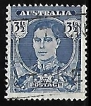 Sellos de Oceania - Australia -  King George VI 