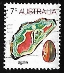 Stamps Australia -  Agate