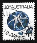 Stamps Australia -  Star Sapphire