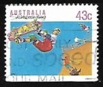 Sellos de Oceania - Australia -  Skateboarding 