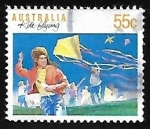 Stamps Australia -  Cometas