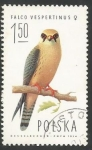 Stamps Poland -  Red-footed Falcon (Falco vespertinus), Female