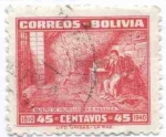 Sellos del Mundo : America : Bolivia : Conmemoracion130 aniversario de la muerte de Pedro domingo Murillo