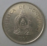 monedas de Europa - Honduras -  1999- 20 centavos