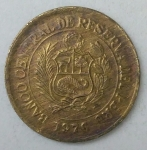 monedas de America - Per� -  1976 - 1/2 sol de oro