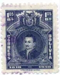 Stamps America - Bolivia -  Conmemoracion130 aniversario de la muerte de Pedro domingo Murillo