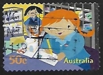Stamps Australia -  Postie Kate