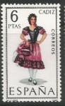 Sellos de Europa - Espa�a -  Cadiz (1967)