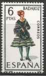 Stamps Spain -  Badajoz (1967)