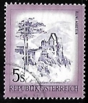 Sellos de Europa - Austria -  Ruins of Aggstein Castle