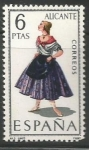 Stamps Spain -  Alicante (1967)