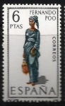 Stamps Spain -  Fernando Poo (1968)