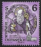 Stamps Austria -  St. Benedict of Nursia