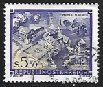 Stamps Austria -  Priory in St. Gerold