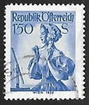 Stamps Austria -  Trajes tipicos - Viena