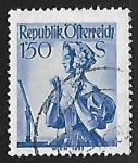 Stamps Austria -  Trajes tipicos - Viena