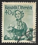 Stamps Austria -  Trajes tipicos - Vienna (1840)