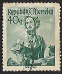 Stamps Austria -  Trajes tipicos - Vienna (1840)