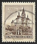 Stamps Austria -  Basilica of Mariazell