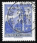 Stamps Austria -  Mint Tower, Hall (Tyrol)