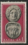 Sellos de Europa - Grecia -  Helios (Sun) and Rose, Rhodes, 4th cent. B.C.