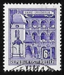Stamps Austria -  State parliament house, Graz