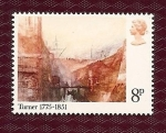 Stamps United Kingdom -  Pintura - Turner - El Arsenal de Venecia