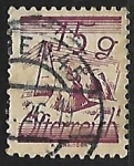 Stamps Austria -  Stooks & telegraph wires