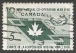 Stamps Canada -  International Co-operation Year (1965)
