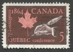 Sellos de America - Canad� -  The 100th Anniversary of Quebec Conference (1964)